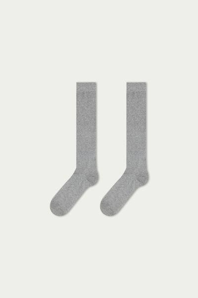 Multicolour Long Socks, Set Of 3, Black/grey Blend/blue, large image number 1