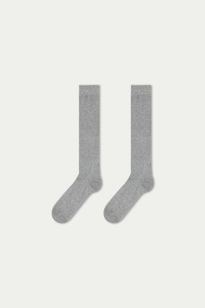 Multicolour Long Socks, Set Of 3, Black/grey Blend/blue, large image number 1