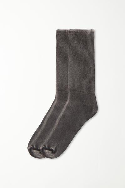 Tezenis - Grey Semi Short Patterned Socks