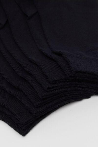 جوارب قطنية قصيرة وخ"ي"ة الوزن أزرق 5 &times;  ، للرجال, Blue, large image number 2