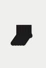 Tezenis - Black 5 X Lightweight Short Cotton Socks, Men
