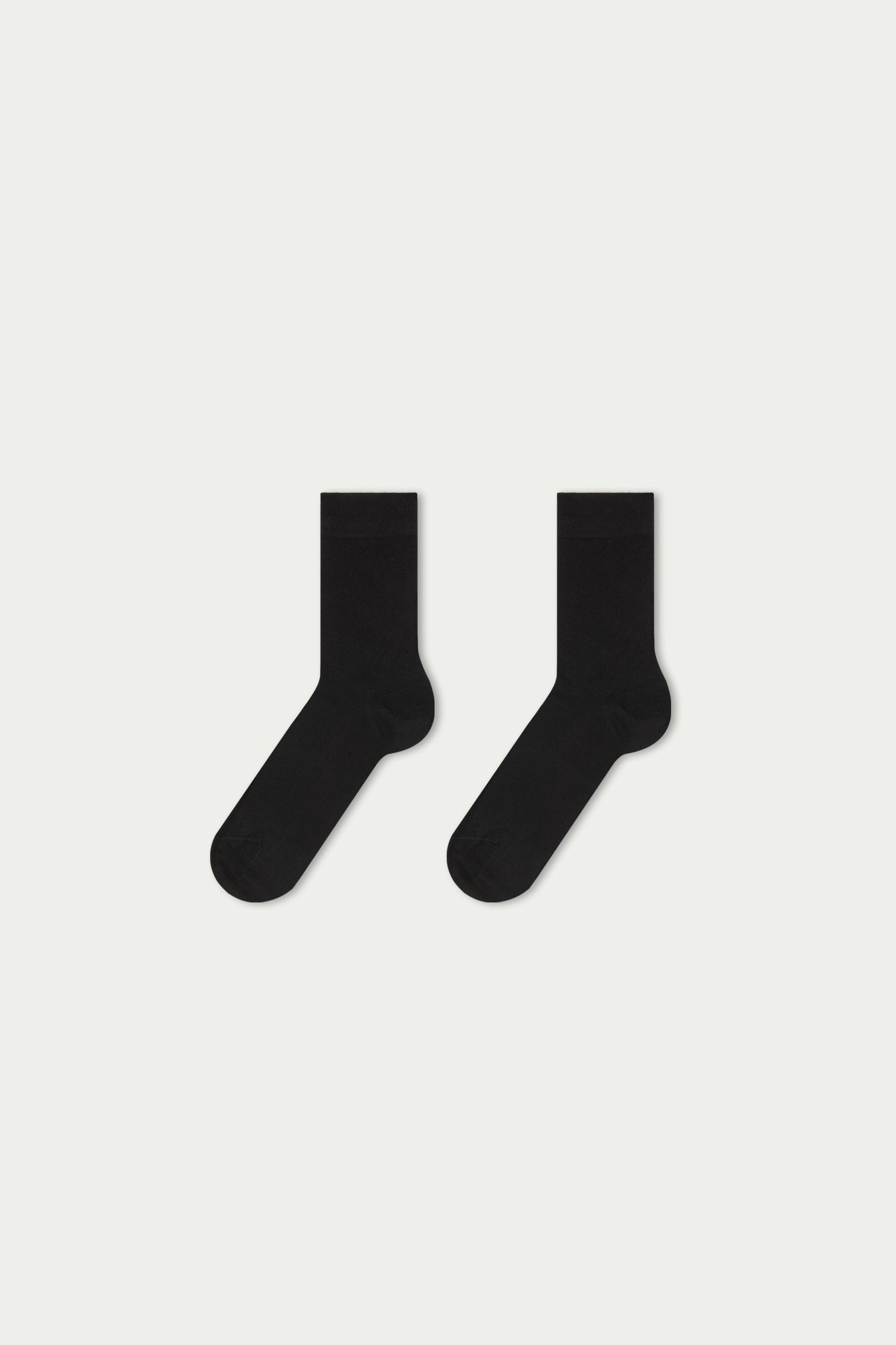 Multicolour Lightweight Short Cotton Socks, Set Of 5, Black, large image number 1