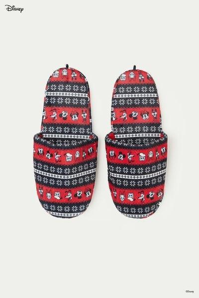 Tezenis Red Christmas Mickey Mouse Slippers Azadea Kuwait