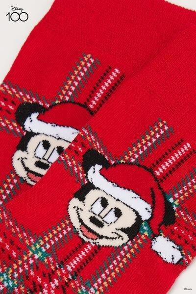 Red Printed Short Socks, 5701_213Y, large image number 1