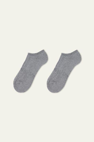 Multicolour Trainer Socks, Set Of 3, Black/white/grey Blend, large image number 1