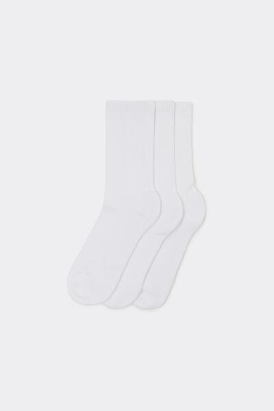 3 × جوارب رياضية قصيرة ، رجالي, White, large image number 0