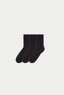 BLACK 3 x Short Sports Socks