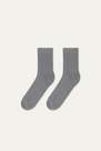 Tezenis - NERO/GRIGIO Short Thermal Cotton Socks