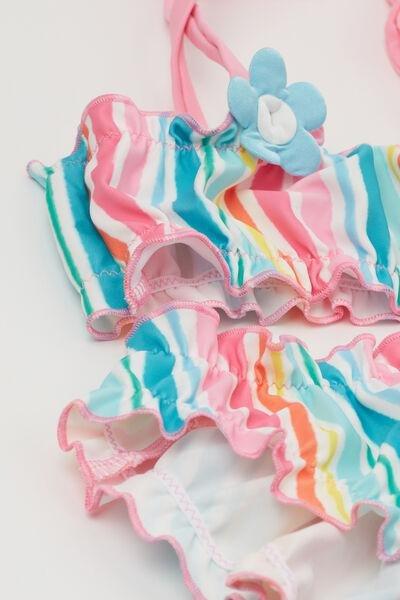 Multicolour Two-Piece Bikini Set, Kids Girls, 5701_511Y, large image number 4