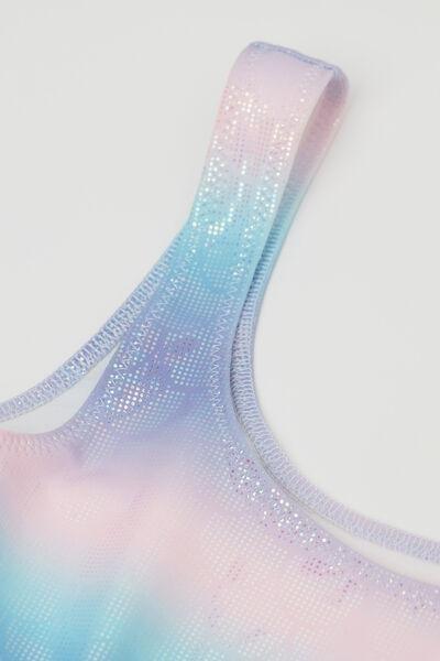 Multicolour One-Piece Swimsuit, Kids Girls, 5701_514Y, large image number 2