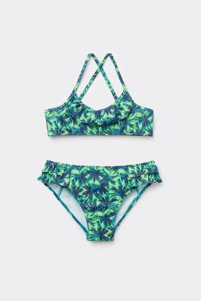 Multicolour Two-Piece Swimsuit, Kids Girls, , large image number 0