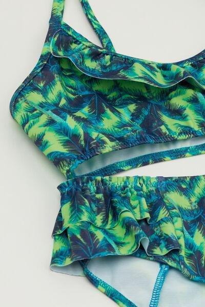 Multicolour Two-Piece Swimsuit, Kids Girls, 5701_897Y, large image number 1