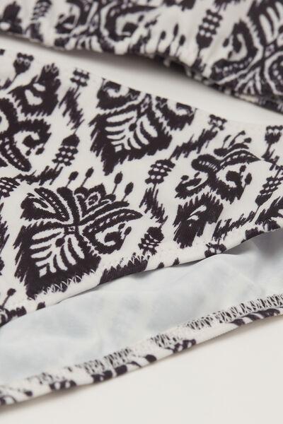 Black Two-Piece Swimsuit, Kids Girls, 5701_896Y, large image number 2