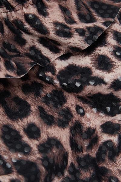 Black Wild Soul Animal Print Bikini Set, Kids Girls, 5701_299Z, medium