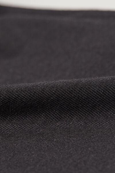 Black Thin Shoulder Tank Top, Kids Girls, Black, medium