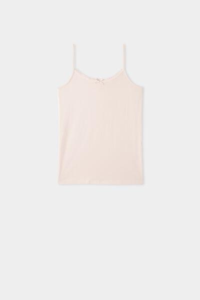 Tezenis - Pink Cotton Tank Top, Kids Girls