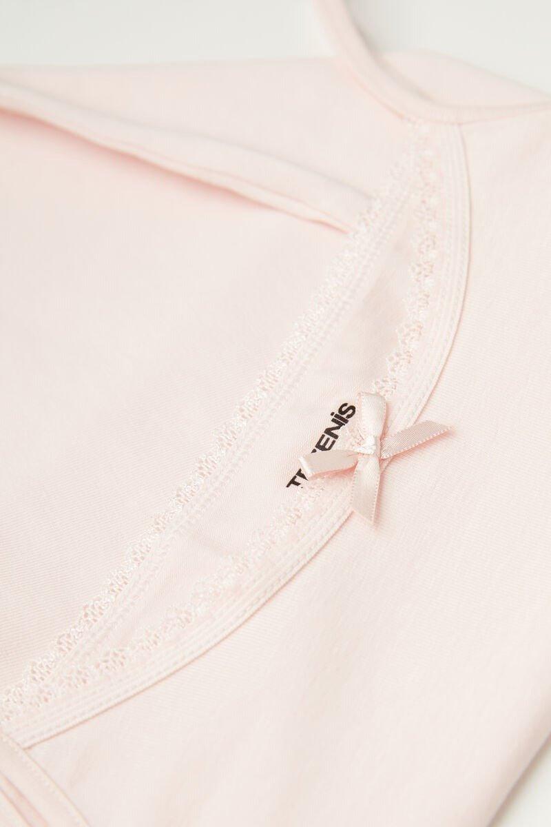 Pink Cotton Tank Top, Kids Girls, , large image number 1