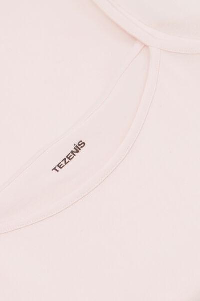 Pink Stretch Tank Top, Kids Girls, Love Pink, large image number 3