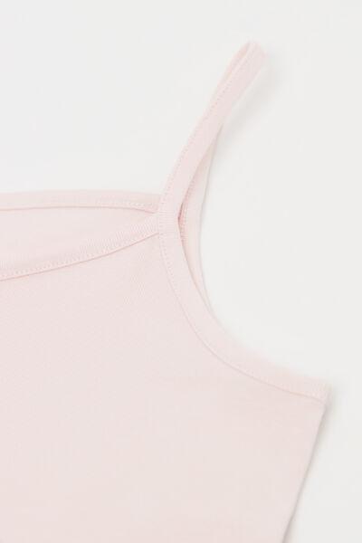 Pink Stretch Tank Top, Kids Girls, Love Pink, large image number 4