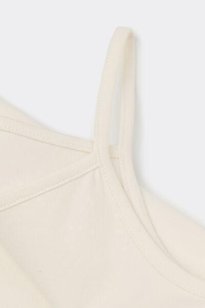 Green Cherry Printed Cotton Camisole, Kids Girls, 5701_558Y, medium