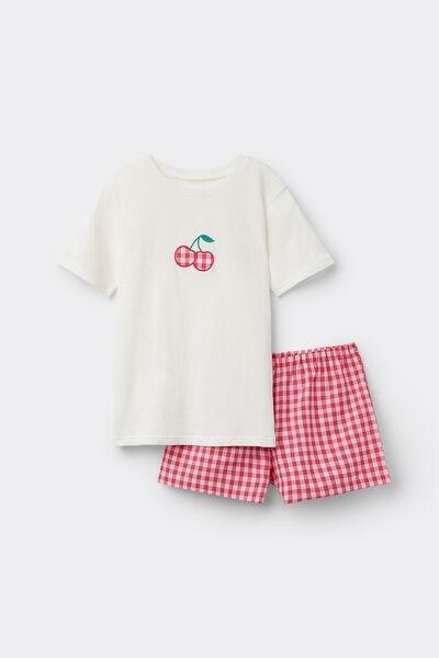 Multicolour Printed Pyjama Set , Kids Girls, , large image number 0