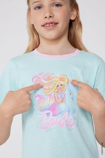 Multicolour Barbie Print Pyjama Set, Kids Girls, 5701_582Y, medium