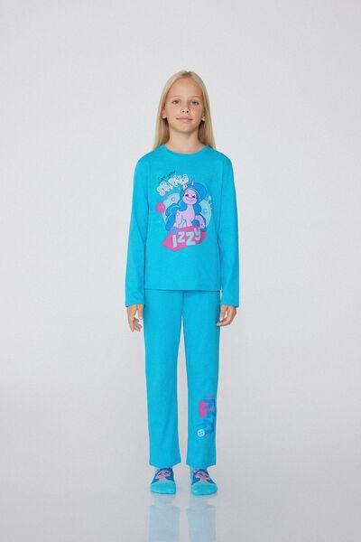 Blue My Little Pony Glitter Pyjamas Set, Kids Girls, , large image number 1
