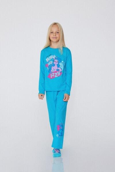 Blue My Little Pony Glitter Pyjamas Set, Kids Girls, , large image number 3