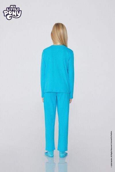 Blue My Little Pony Glitter Pyjamas Set, Kids Girls, 5701_051Y, large image number 4