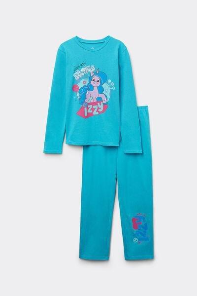 Blue My Little Pony Glitter Pyjamas Set, Kids Girls, , large image number 6