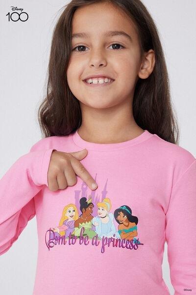 Pink Printed Pyjamas Set, Kids Girl, , large image number 5