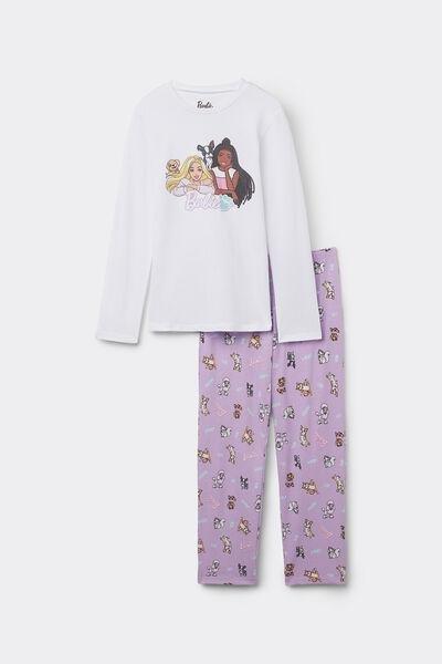 Multicolour Printed Pyjama Set, Kids Girls, 5701_346Y, large image number 4