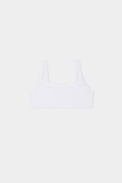 Tezenis - White Cotton Basic Bra