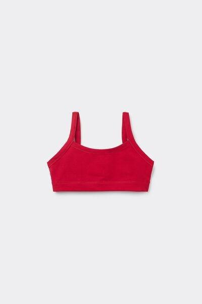 Red Basic Bustier, Kids Girls, , medium