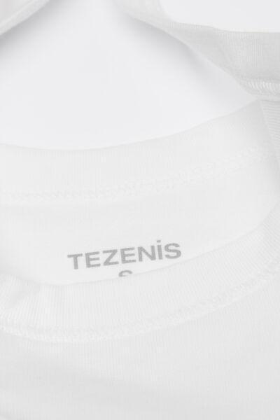 White Basic Cotton Bralette, Kids Girls, White, large image number 1