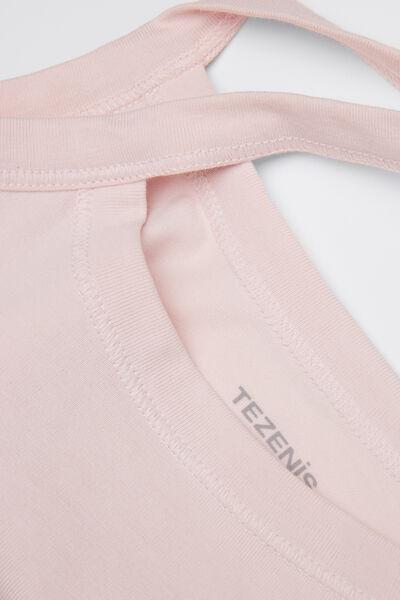 Pink Basic Cotton Bralette, Kids Girls, Love Pink, medium