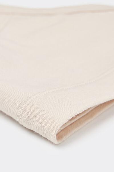 Beige Basic Cotton Bralette, Kids Girls, 5701_694Y, large image number 1