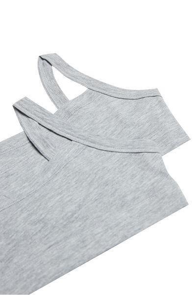 Multicolour Printed Bra - Set Of 2 , Kids Girls, , large image number 1