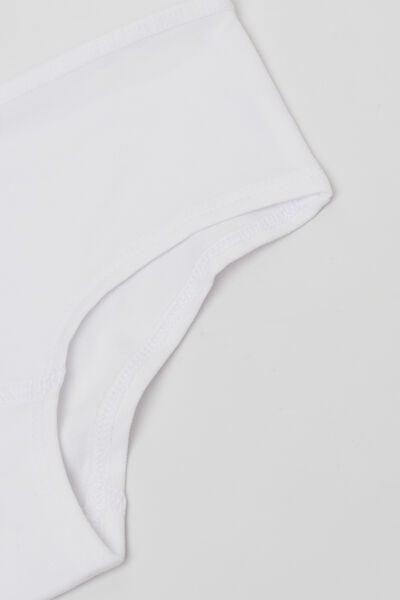 White French Knickers, Kids Girls, White, large image number 3