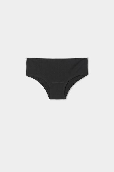 Black French Knickers, Kids Girls, , large image number 0