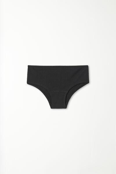 Black French Knickers, Kids Girls, , large image number 0
