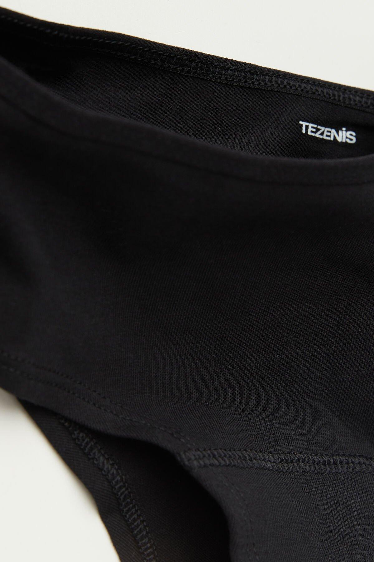 Black French Knickers, Kids Girls, , large image number 1