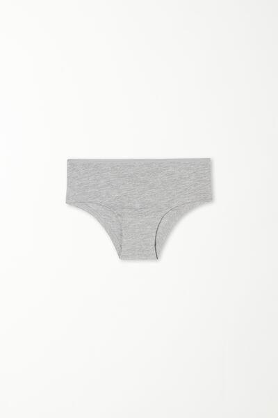 Grey French Knickers, Kids Girls, , large image number 0