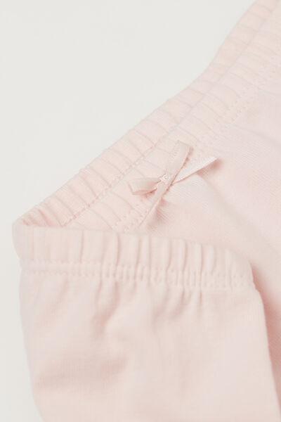 Pink Cotton Shorty, Kids Girls, Love Pink, large image number 1