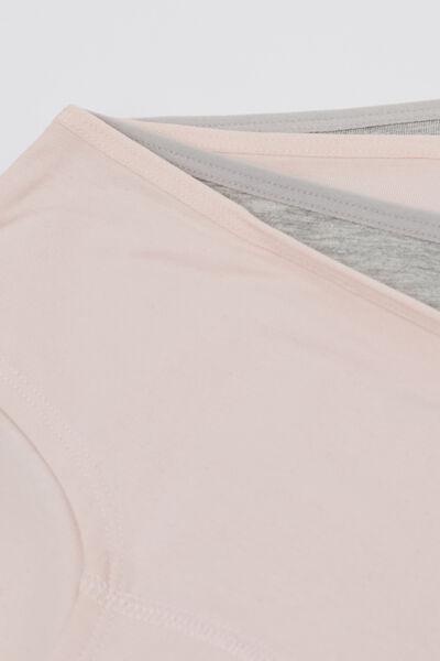 Grey Basic Cotton Briefs, Set Of 4, Kids Girls, 5701_698Y, large image number 1