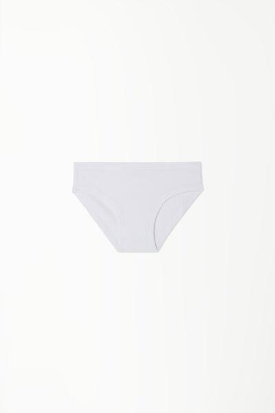 White Basic Briefs, Kids Girls, , large image number 0