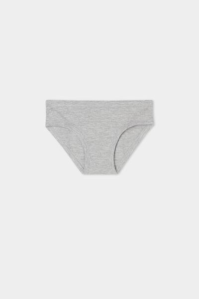 Grey Basic Cotton Briefs, , large image number 0