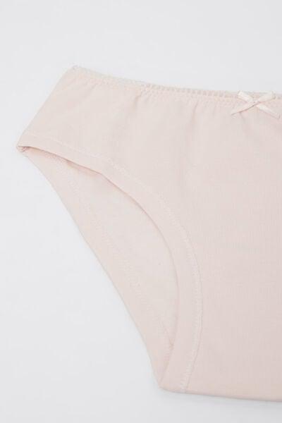 Pink Basic Briefs, Kids Girls, Love Pink, large image number 1