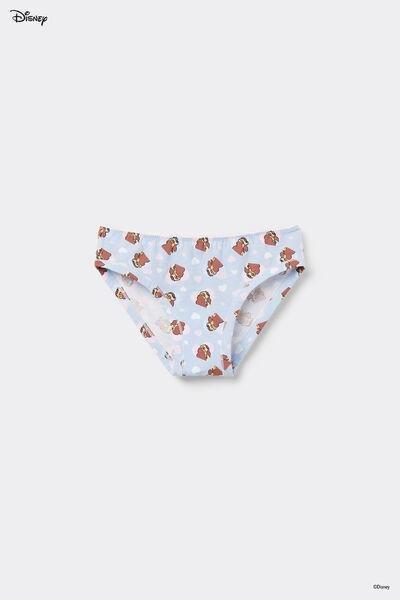 Blue Printed Knickers, Kids Girls, , large image number 0