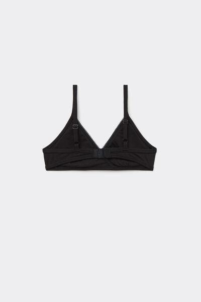 Black Triangle Bralette, Kids Girls, , large image number 1